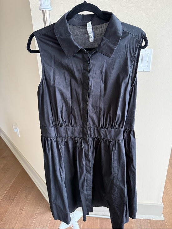 torrid Dresses & Skirts - Torrid Belle Isle Black Sleeveless Shirt Dress with Button Placket